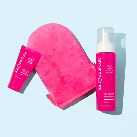 Image of Mousse CC Self Tanning Kit, Dark
