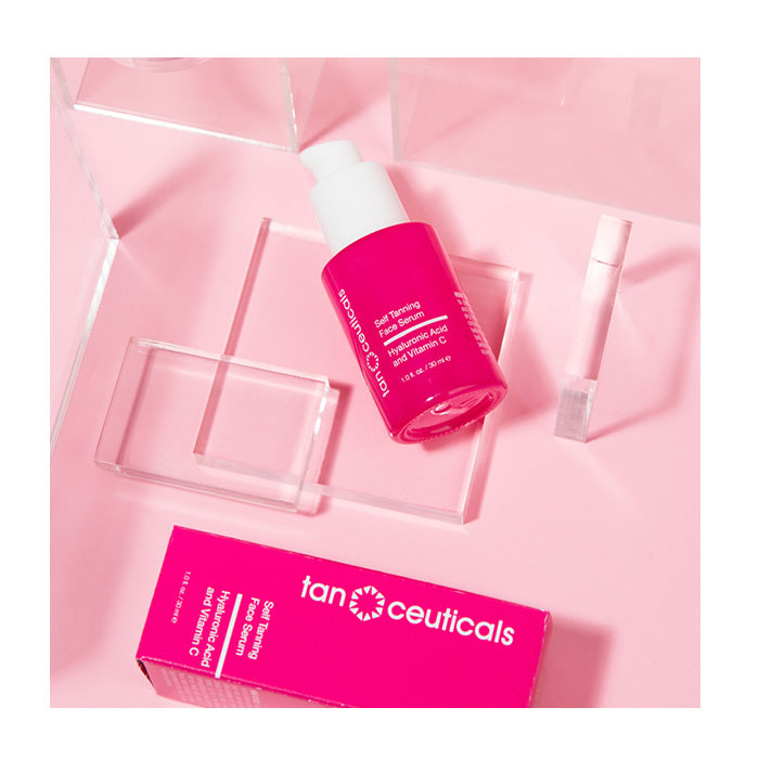 Body + Face Serum Self Tanning Kit, Dark