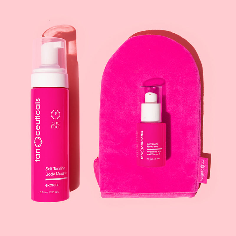 Luxury Express Mousse + Face Serum Kit