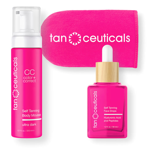 Image of Mousse + Face Drops Kit, Ultra Dark